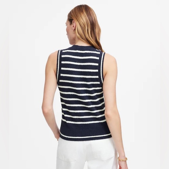 NWT Madewell Bouclé-Knit Sweater Tank
Vintage Ivory Juniper Berry Size M - Picture 6 of 11